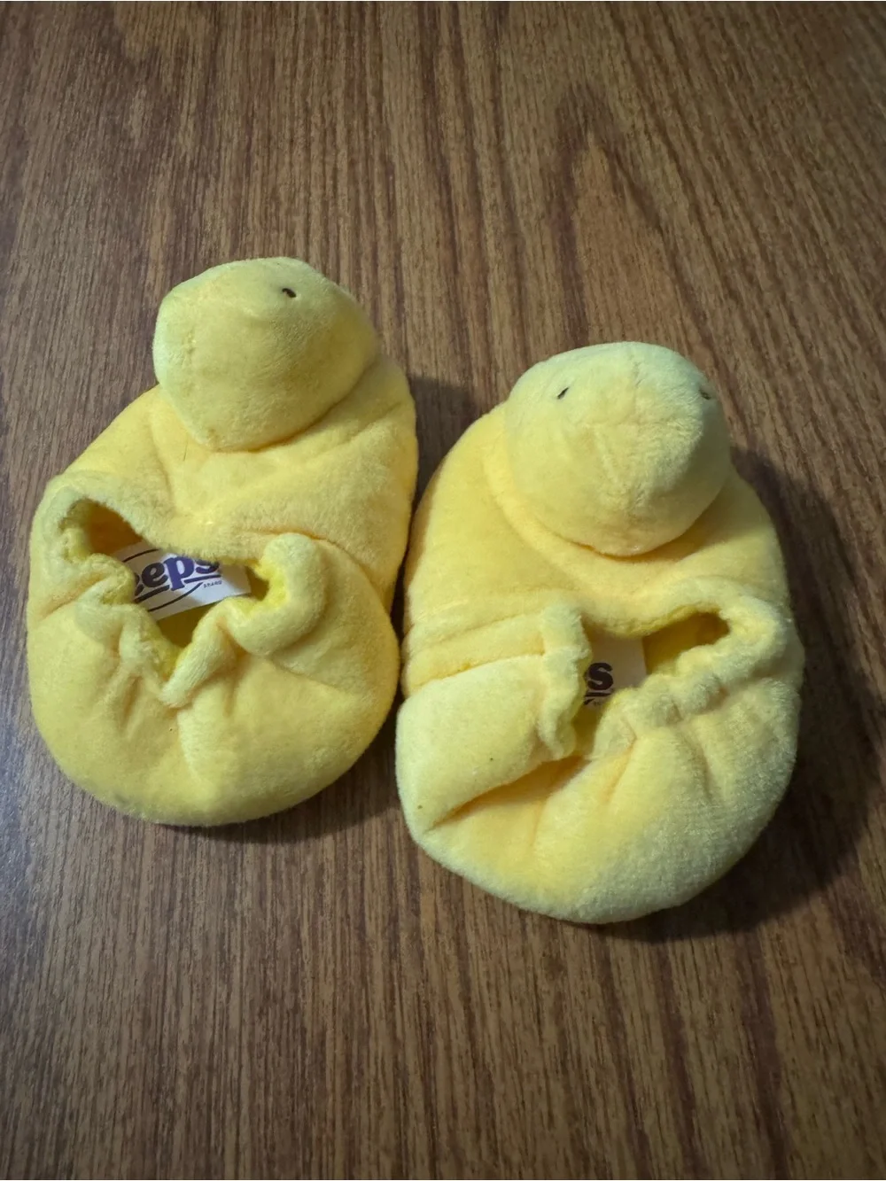 Peeps Infant Yellow Slippers